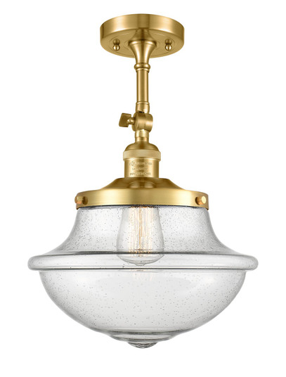 Franklin Restoration LED Semi-Flush Mount in Satin Gold (405|201F-SG-G542-LED) Franklin Restoration LED Semi-Flush Mount in Satin Gold (405|201F-SG-G542-LED)
