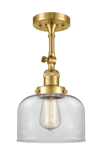 Franklin Restoration LED Semi-Flush Mount in Satin Gold (405|201F-SG-G72-LED)