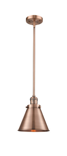 Franklin Restoration LED Mini Pendant in Antique Copper (405|201S-AC-M13-AC-LED)