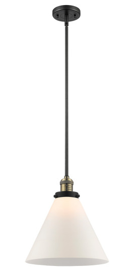 Franklin Restoration One Light Mini Pendant in Black Antique Brass (405|201S-BAB-G41-L)