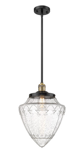 Franklin Restoration One Light Mini Pendant in Black Antique Brass (405|201S-BAB-G664-12) Franklin Restoration One Light Mini Pendant in Black Antique Brass (405|201S-BAB-G664-12)