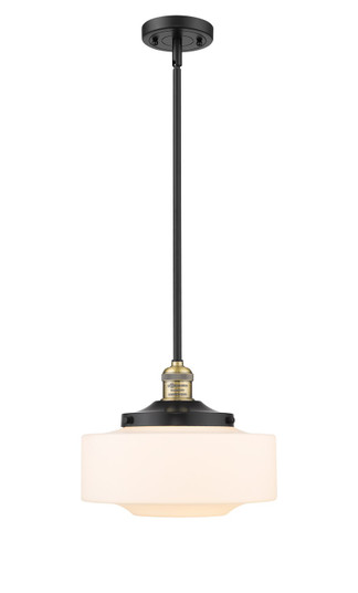 Franklin Restoration One Light Mini Pendant in Black Antique Brass (405|201S-BAB-G691-12)