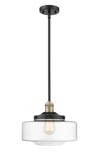 Franklin Restoration LED Mini Pendant in Black Antique Brass (405|201S-BAB-G692-12-LED)