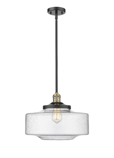 Franklin Restoration LED Mini Pendant in Black Antique Brass (405|201S-BAB-G694-16-LED)