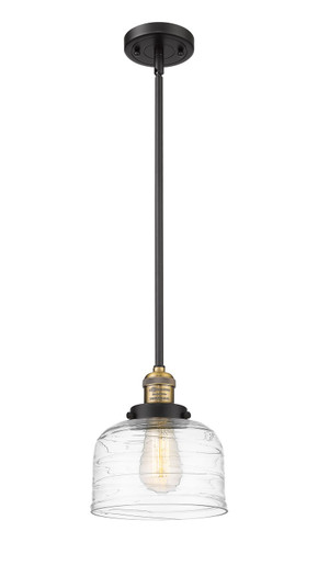 Franklin Restoration One Light Mini Pendant in Black Antique Brass (405|201S-BAB-G713)