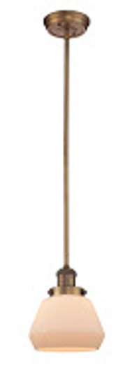 Franklin Restoration One Light Mini Pendant in Brushed Brass (405|201S-BB-G171) Franklin Restoration One Light Mini Pendant in Brushed Brass (405|201S-BB-G171)