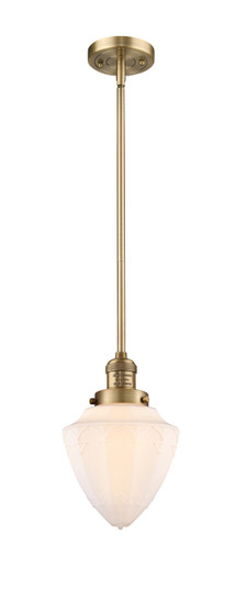Franklin Restoration One Light Mini Pendant in Brushed Brass (405|201S-BB-G661-7)