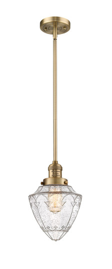 Franklin Restoration LED Mini Pendant in Brushed Brass (405|201S-BB-G664-7-LED)