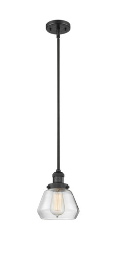 Franklin Restoration LED Mini Pendant in Matte Black (405|201S-BK-G172-LED)