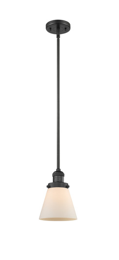 Franklin Restoration One Light Mini Pendant in Matte Black (405|201S-BK-G61)