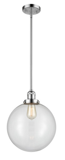 Franklin Restoration One Light Mini Pendant in Polished Chrome (405|201S-PC-G202-12)