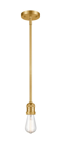 Franklin Restoration One Light Mini Pendant in Satin Gold (405|201S-SG)