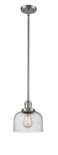 Franklin Restoration One Light Mini Pendant in Brushed Satin Nickel (405|201S-SN-G74)
