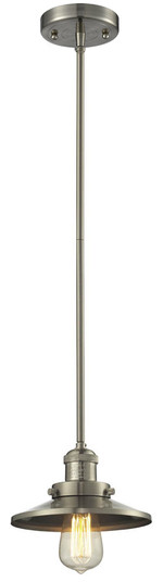 Franklin Restoration One Light Mini Pendant in Brushed Satin Nickel (405|201S-SN-M2)