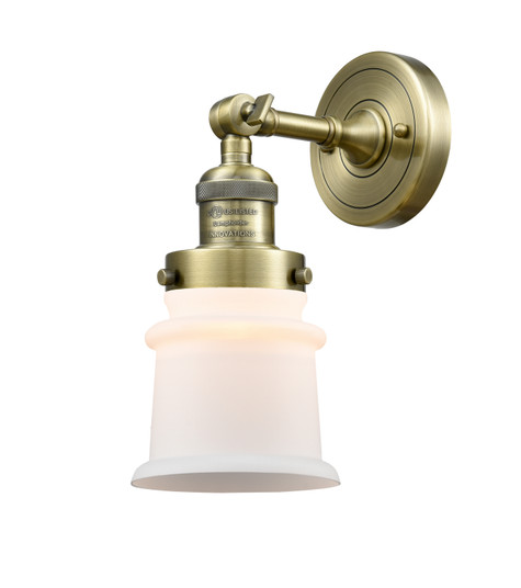 Franklin Restoration One Light Wall Sconce in Antique Brass (405|203-AB-G181S)