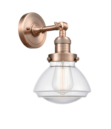 Franklin Restoration LED Wall Sconce in Antique Copper (405|203-AC-G322-LED)