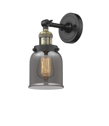 Franklin Restoration One Light Wall Sconce in Black Antique Brass (405|203-BAB-G53)