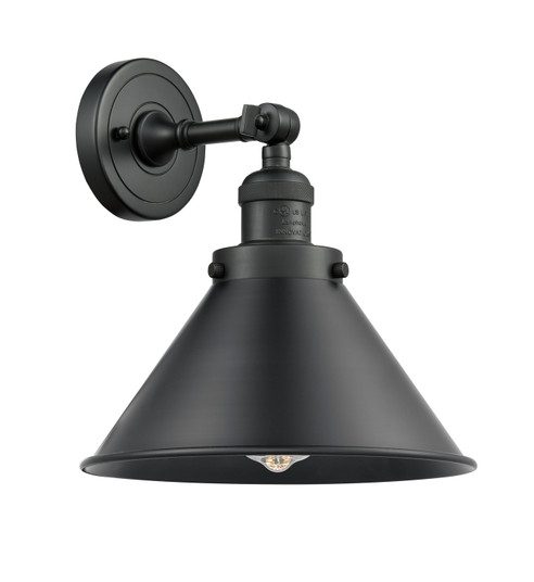 Franklin Restoration One Light Wall Sconce in Matte Black (405|203-BK-M10-BK)