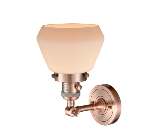 Franklin Restoration One Light Wall Sconce in Antique Copper (405|203SW-AC-G171)