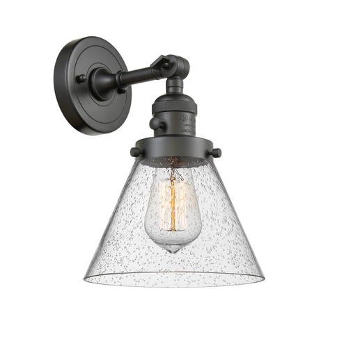 Franklin Restoration LED Wall Sconce in Oil Rubbed Bronze (405|203SW-OB-G44-LED)