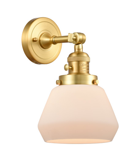 Franklin Restoration One Light Wall Sconce in Satin Gold (405|203SW-SG-G171)