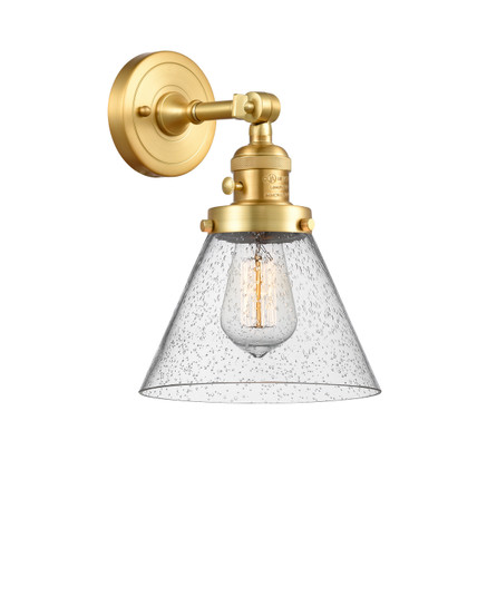 Franklin Restoration One Light Wall Sconce in Satin Gold (405|203SW-SG-G44)