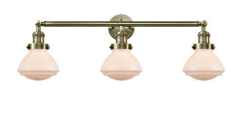 Franklin Restoration Three Light Bath Vanity in Antique Brass (405|205-AB-G321)