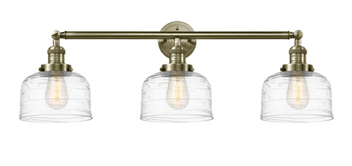 Franklin Restoration Three Light Bath Vanity in Antique Brass (405|205-AB-G713)