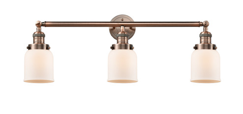 Franklin Restoration Three Light Bath Vanity in Antique Copper (405|205-AC-G51)