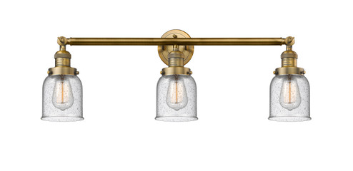 Franklin Restoration Three Light Bath Vanity in Brushed Brass (405|205-BB-G54)