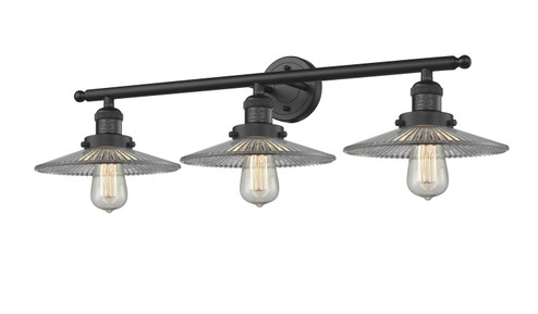 Franklin Restoration Three Light Bath Vanity in Matte Black (405|205-BK-G2)