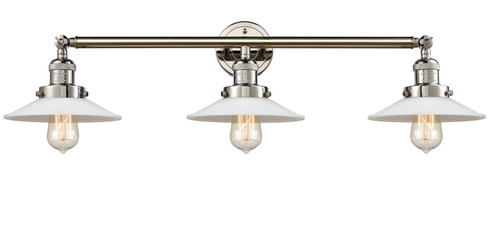Franklin Restoration Three Light Bath Vanity in Polished Nickel (405|205-PN-G1)