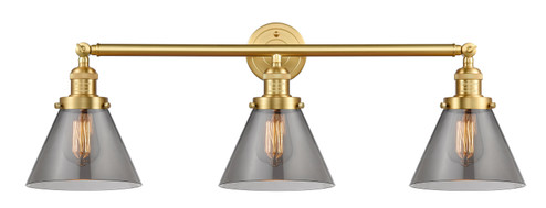 Franklin Restoration Three Light Bath Vanity in Satin Gold (405|205-SG-G43)