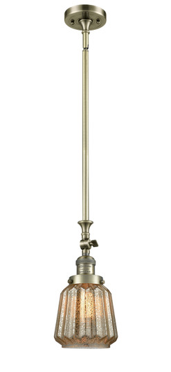 Franklin Restoration LED Mini Pendant in Antique Brass (405|206-AB-G146-LED)