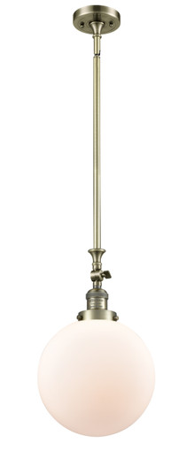Franklin Restoration One Light Mini Pendant in Antique Brass (405|206-AB-G201-10)