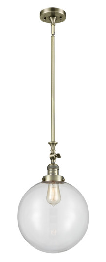 Franklin Restoration LED Mini Pendant in Antique Brass (405|206-AB-G202-12-LED)