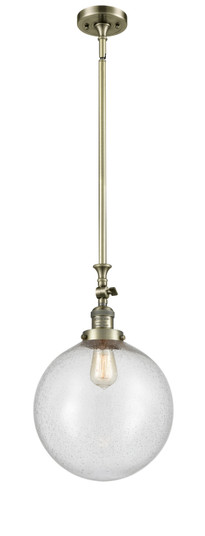 Franklin Restoration One Light Mini Pendant in Antique Brass (405|206-AB-G204-12)