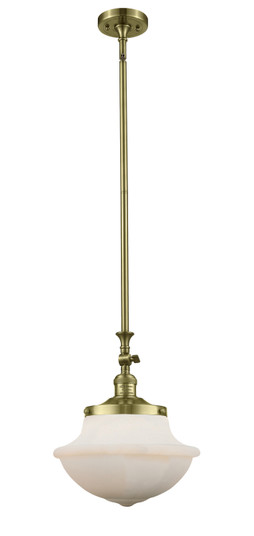 Franklin Restoration One Light Mini Pendant in Antique Brass (405|206-AB-G541) Franklin Restoration One Light Mini Pendant in Antique Brass (405|206-AB-G541)