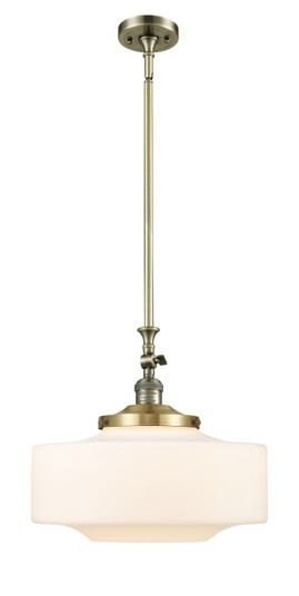 Franklin Restoration One Light Mini Pendant in Antique Brass (405|206-AB-G691-16)
