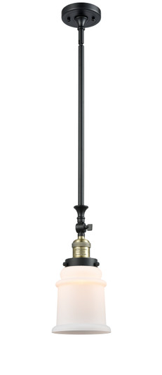 Franklin Restoration One Light Mini Pendant in Black Antique Brass (405|206-BAB-G181)