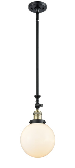 Franklin Restoration LED Mini Pendant in Black Antique Brass (405|206-BAB-G201-8-LED)