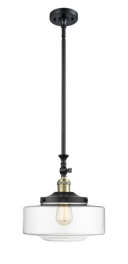 Franklin Restoration One Light Mini Pendant in Black Antique Brass (405|206-BAB-G692-12)