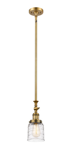 Franklin Restoration One Light Mini Pendant in Brushed Brass (405|206-BB-G513)