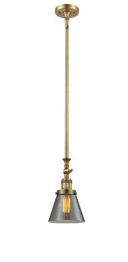 Franklin Restoration One Light Mini Pendant in Brushed Brass (405|206-BB-G63)