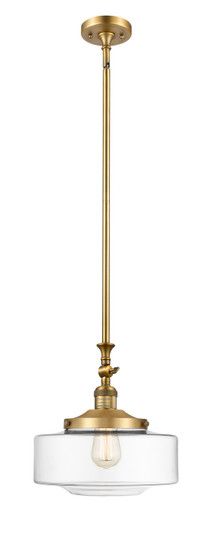 Franklin Restoration One Light Mini Pendant in Brushed Brass (405|206-BB-G692-12)