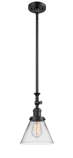Franklin Restoration LED Mini Pendant in Matte Black (405|206-BK-G42-LED)