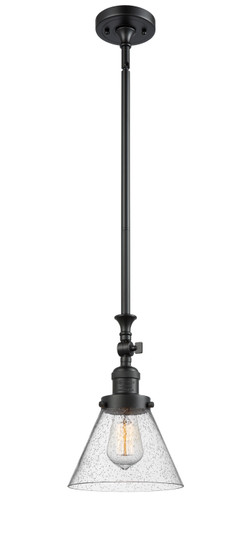 Franklin Restoration One Light Mini Pendant in Matte Black (405|206-BK-G44)