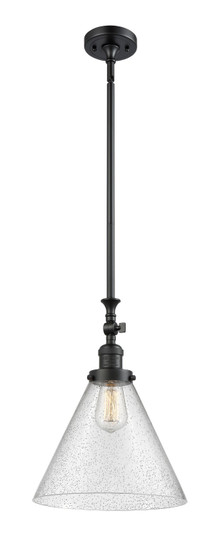 Franklin Restoration LED Pendant in Matte Black (405|206-BK-G44-L-LED)