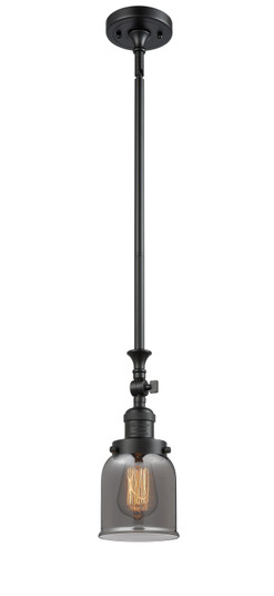 Franklin Restoration One Light Mini Pendant in Matte Black (405|206-BK-G53)