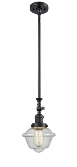 Franklin Restoration LED Mini Pendant in Matte Black (405|206-BK-G534-LED)